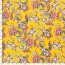 Viskose Jersey Paisley Blumen - senfgelb