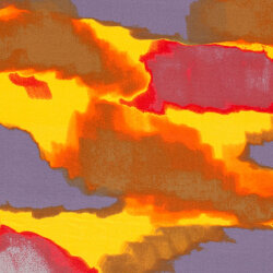 Viskose Jersey aquarell Farbverlauf - dunkelorange