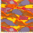 Viskose Jersey aquarell Farbverlauf - dunkelorange