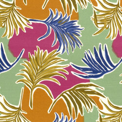 Viskose Jersey Blumen - FARBE