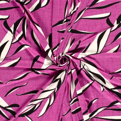 Viskose Jersey Blumen - FARBE