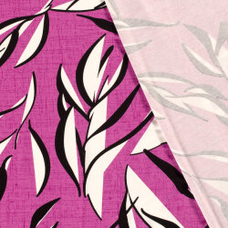 Viskose Jersey Blumen - FARBE