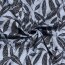 Viskose Nylon Crêpe getupfte Blätter - hellindigo