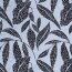 Viskose Nylon Crêpe getupfte Blätter - hellindigo