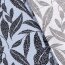 Viskose Nylon Crêpe getupfte Blätter - hellindigo