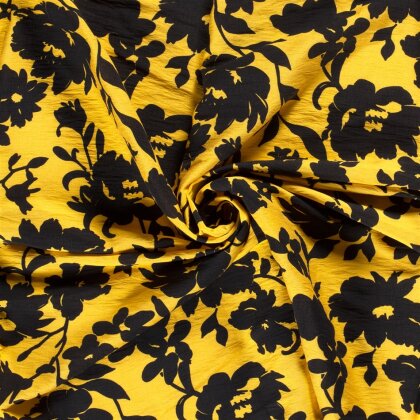 Viskose Nylon Crêpe FLOWER - FARBE