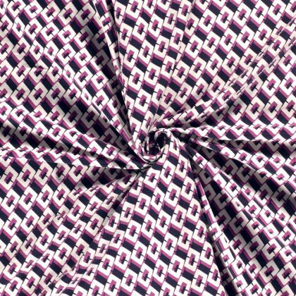 Bengaline Quadratgeflecht - weiss
