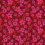 Baumwolljersey Digital Blumen - pink/rot