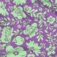 Baumwolljersey Blumen - lila