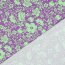 Baumwolljersey Blumen - lila