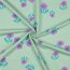 French Terry Blumen - mint