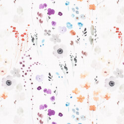 Interieurstoff  Digital Panama FLOWERS