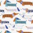 Interieurstoff  Digital Panama DACHSHUND