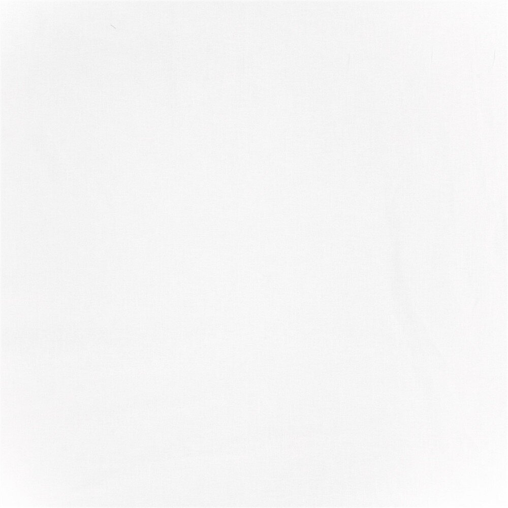 Baumwollstoff Cretonne Premium *Marie* Uni - weiss