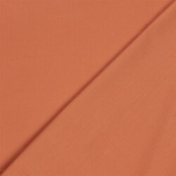 Baumwollstoff Cretonne Premium *Marie* Uni - ziegel