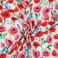 French Terry Digital Blumen - weiß