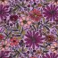 Baumwolljersey Blumen - lavendel