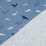 Baumwolljersey Wale - blau