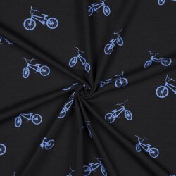 Baumwolljersey BMX - schwarz