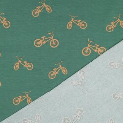 Baumwolljersey BMX - grün