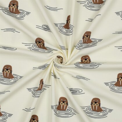 Ganzjahressweat Soft WALRUSES - ECRU
