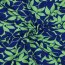 Ganzjahressweat Soft LEAVES - GREEN / dunkelblau
