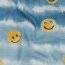 Musselin Digital HAPPY FACES - jeansblau
