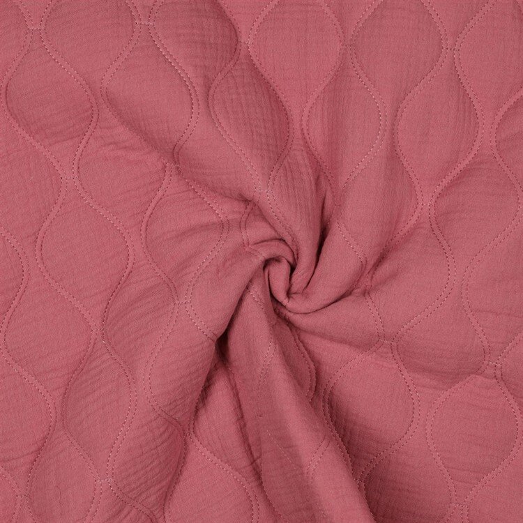 Musselin QUILT - MAUVE