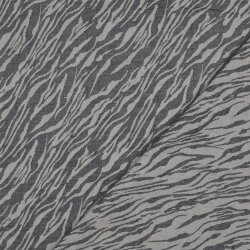 Musselin Jacquard Tiere - dunkelblau