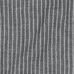 Musselin Gestreift - dunkelgrau