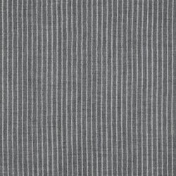 Musselin Gestreift - dunkelgrau