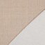 Musselin Gestreift - taupe
