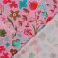 Feine Baumwollpopeline Digital MEADOW FLOWER NERIDA HANSEN - LIGHT PINK