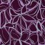 Viskose Jersey Blumenzeichnung  - aubergine
