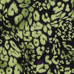 Viskose Jersey Digital Tiere SKIN - YELLOW