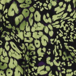 Viskose Jersey Digital Tiere SKIN - YELLOW