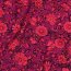 Viskose Popeline STRETCH Digital Blumen - FUCHSIA