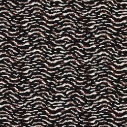 Viskose Baumwolljersey Digital Tiere SKIN - schwarz