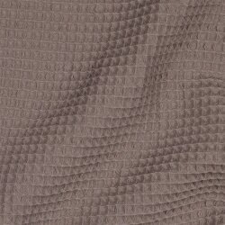 Waffelpiqué *Vera* 6mm - kaltbraun