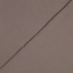 Waffelpiqué *Vera* 6mm - kaltbraun