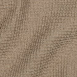 Waffelpiqué *Vera* 6mm - dunkelbeige