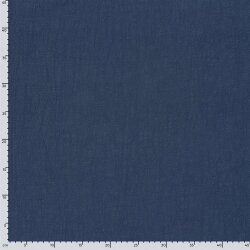 Leinen Stoff *Lara* vorgewaschen Uni - indigoblau