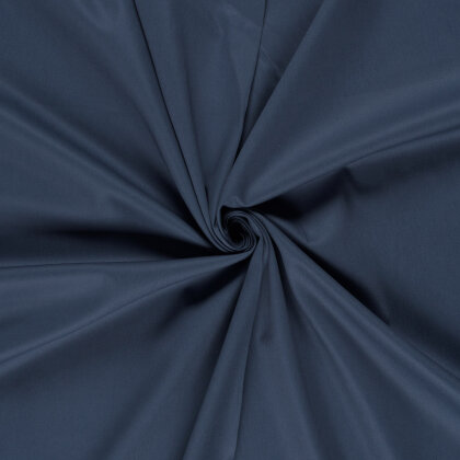Stretch Baumwollsatin *Marie* - stahlblau