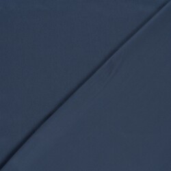 Stretch Baumwollsatin *Marie* Uni - stahlblau