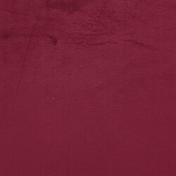 Wellnessfleece *Marie* Uni - dunkel kirschrot