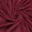 Wellnessfleece *Marie* Uni - dunkel kirschrot