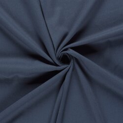 Viskose Leinen Mix Uni – stahlblau