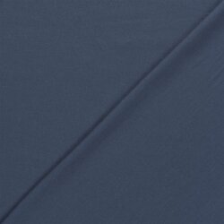 Viskose Leinen Mix Uni – stahlblau