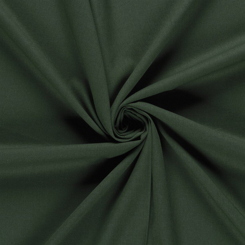 Viskose Leinen Mix Uni – tannengrün