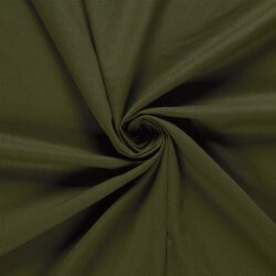 Viskose Leinen Mix Uni – dunkeloliv